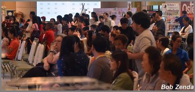 Many show visitors